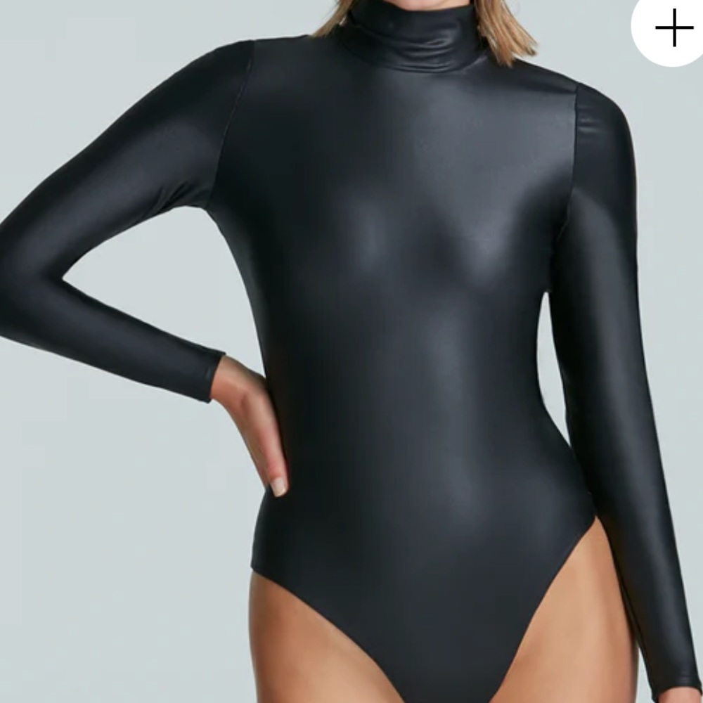 Commando Black Long Sleeve Bodysuit